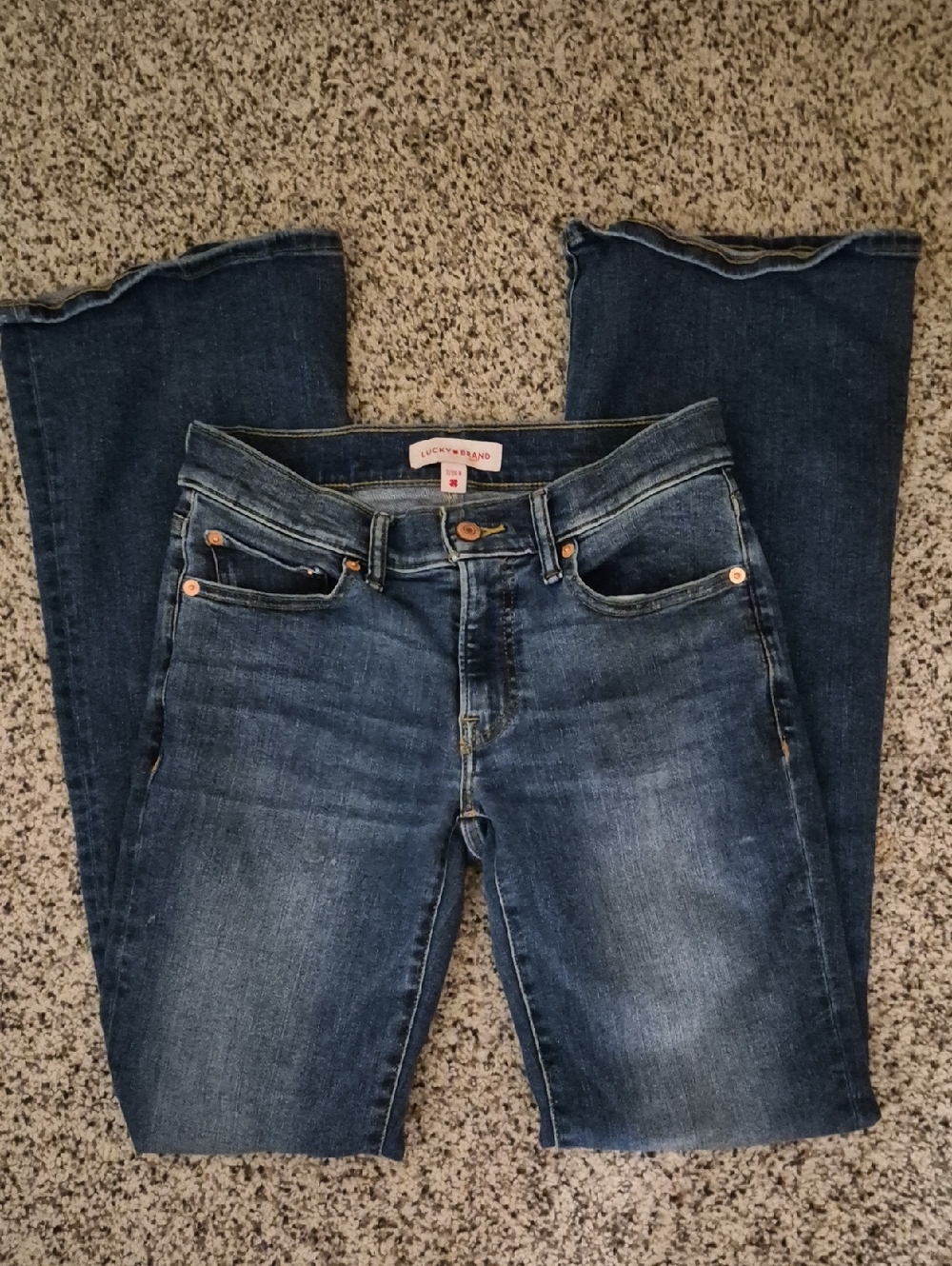 Lucky Brand Dark Blue Flare Jeans